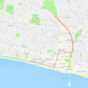 Brighton Pride Parade 2022 Route