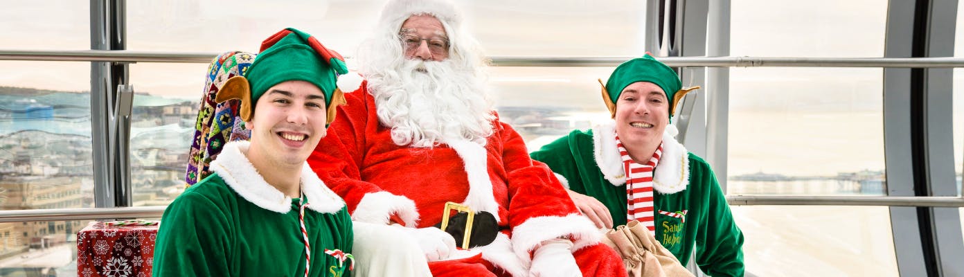 Santa at British Airways i360 Viewing Tower Breakfast and Fly With Santa