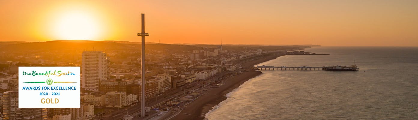 British Airways i360 wins Gold for Large Visitor Attraction of the year and Unsung Hero in The Beautiful South Awards||