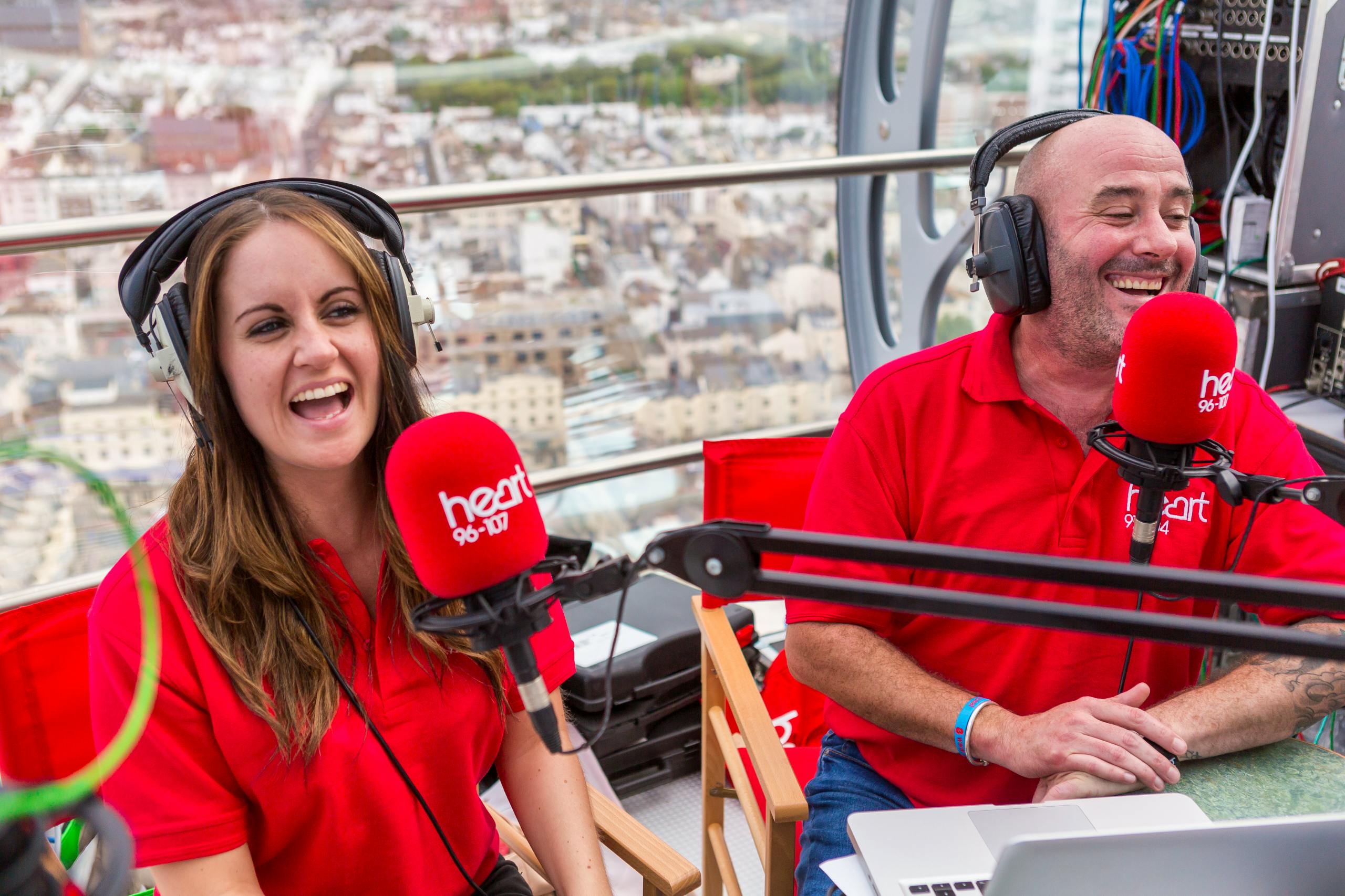 Heart FM broadcast at Brighton i360