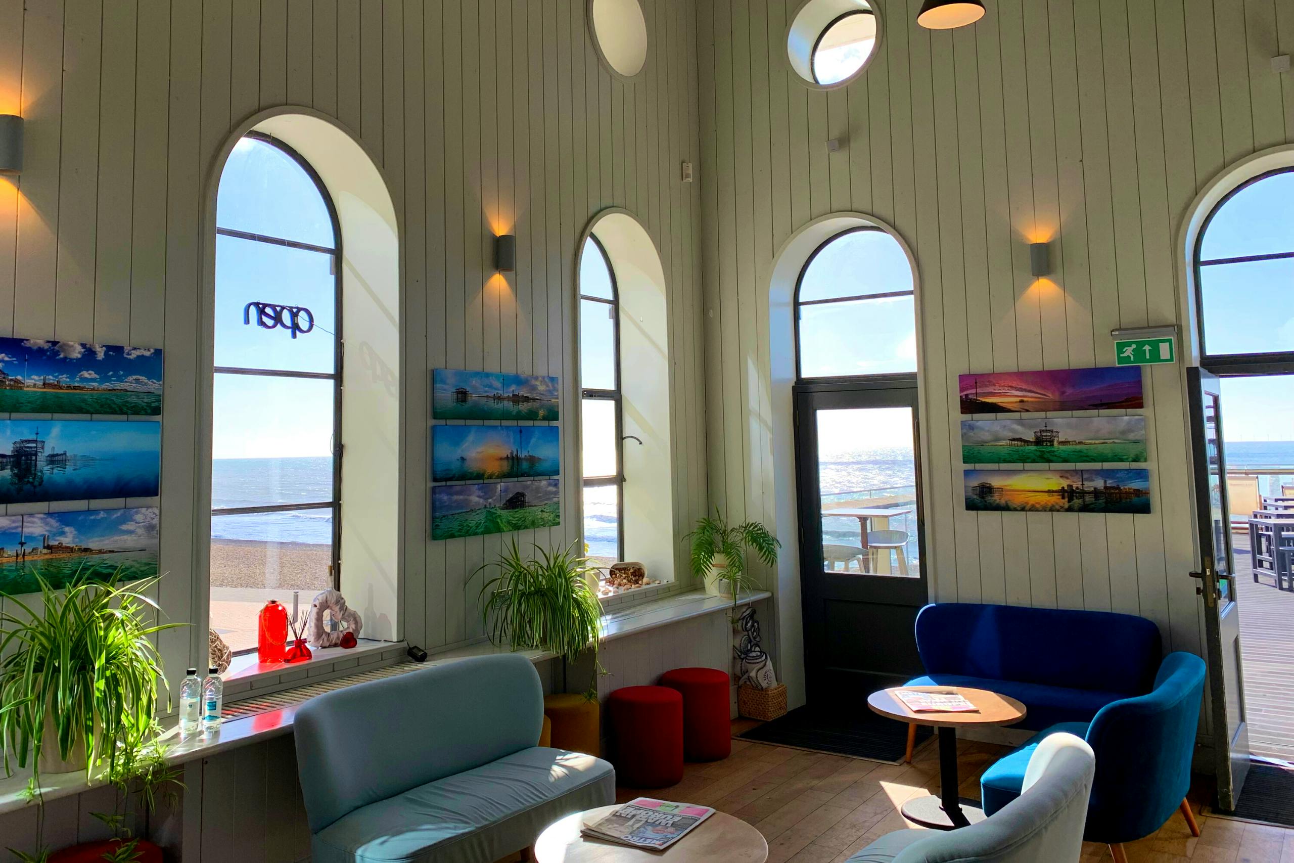 West Beach cafe bar interior